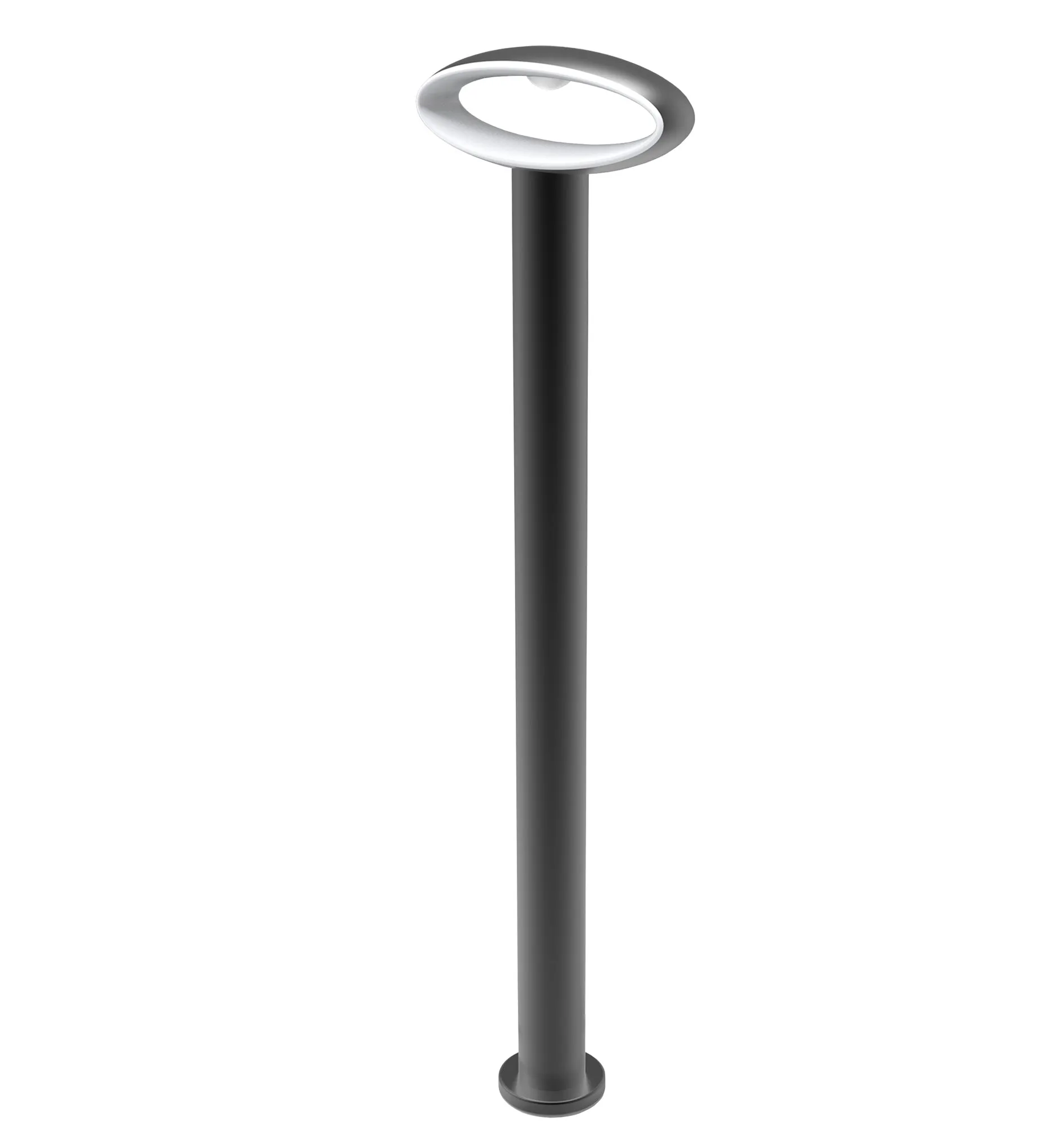 Horus LED Surface Mounted Open Oval Bollard Lights IP54