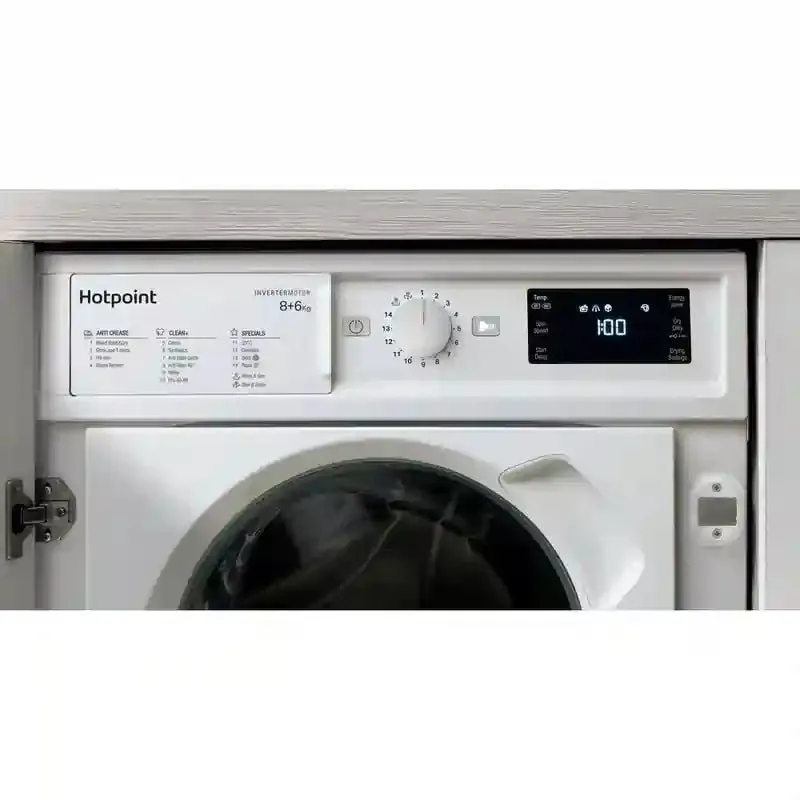 Hotpoint BIWDHG861485UK Integrated Washer Dryer 8Kg / 6Kg 1400 rpm - White