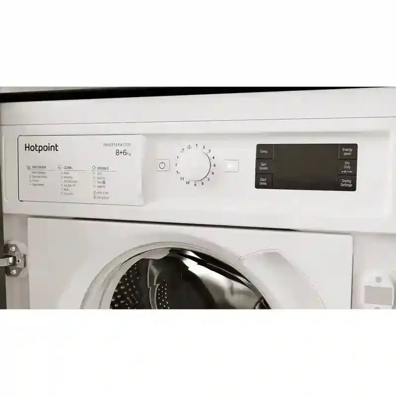 Hotpoint BIWDHG861485UK Integrated Washer Dryer 8Kg / 6Kg 1400 rpm - White