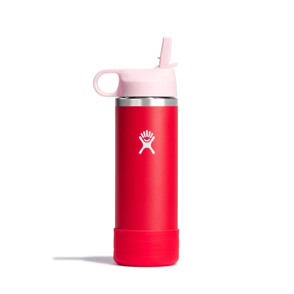 Hydroflask 18oz Kids Wide Mouth Straw Cap and Boot