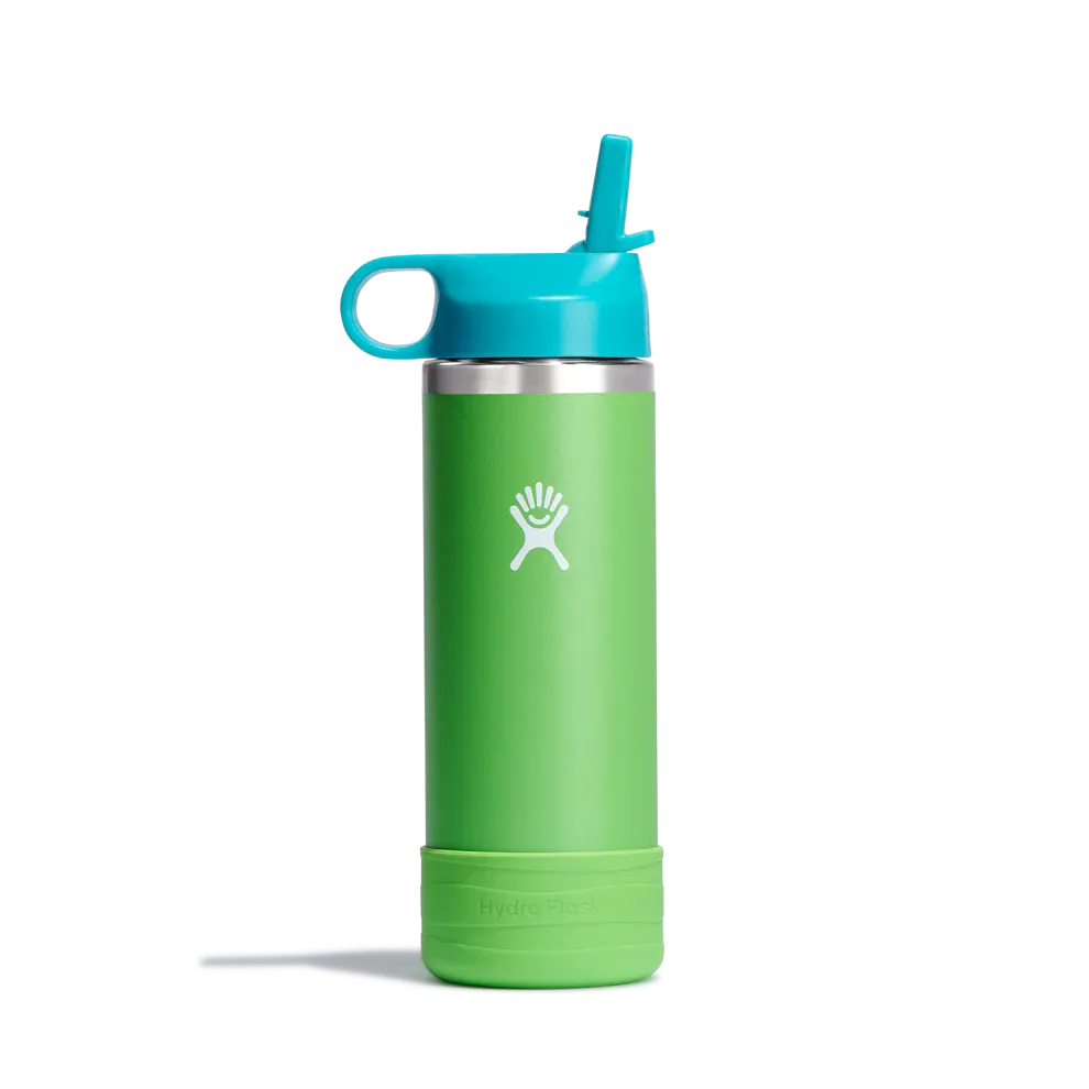 Hydroflask 18oz Kids Wide Mouth Straw Cap and Boot