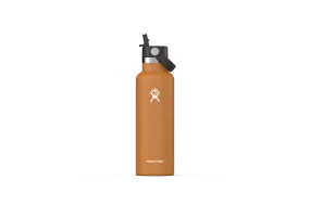 Hydroflask Standard Mouth with Flex Straw Cap 21 oz - Fossil