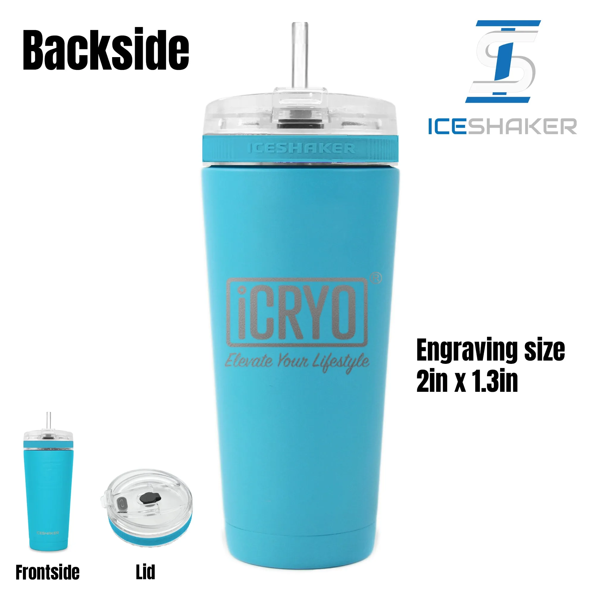 iCRYO Custom 26oz Flex Ice Shaker