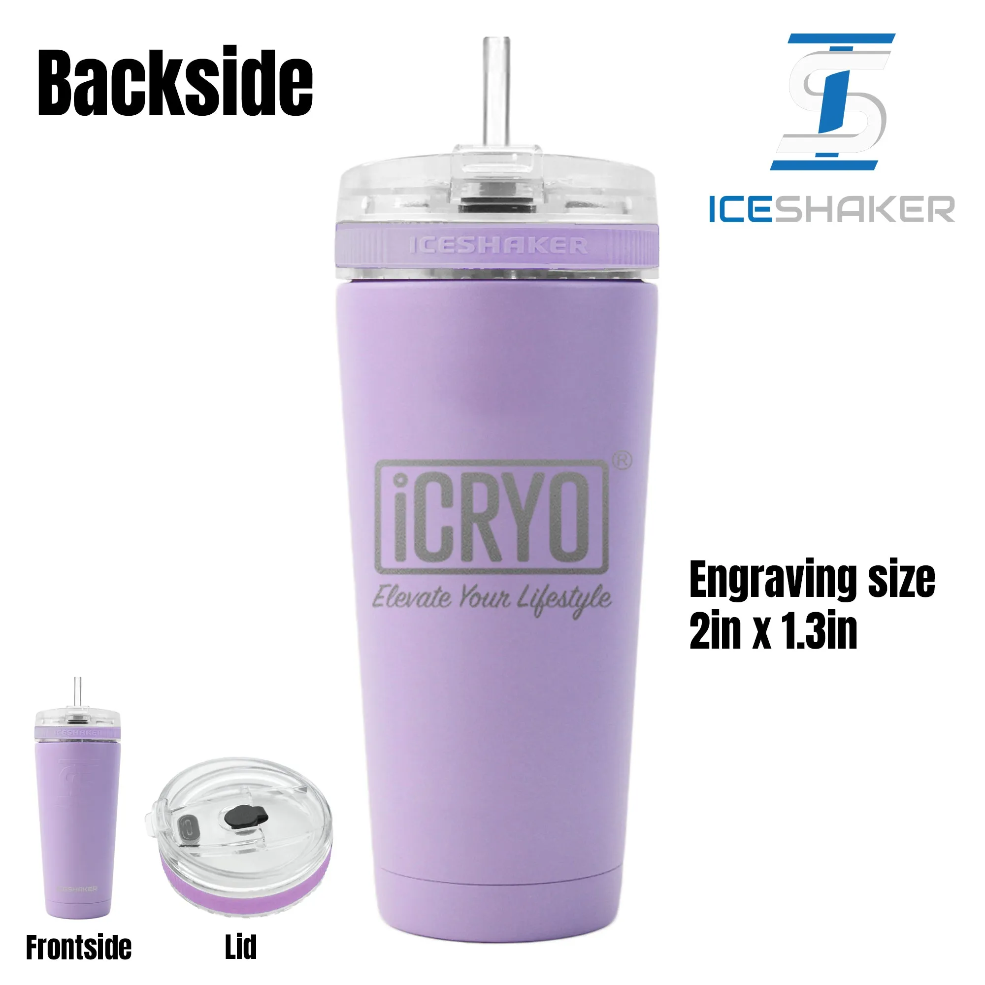 iCRYO Custom 26oz Flex Ice Shaker