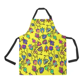 Indigenous Paisley Yellow Apron