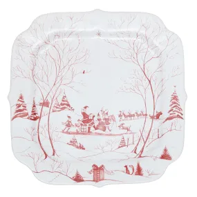 Juliska Country Estate Winter Frolic Ruby Cookie Tray