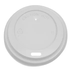 Karat 8oz Sipper Dome Lids - White (80mm) - 1,000 ct