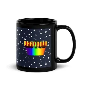 KHANNN!!! Black Glossy Mug