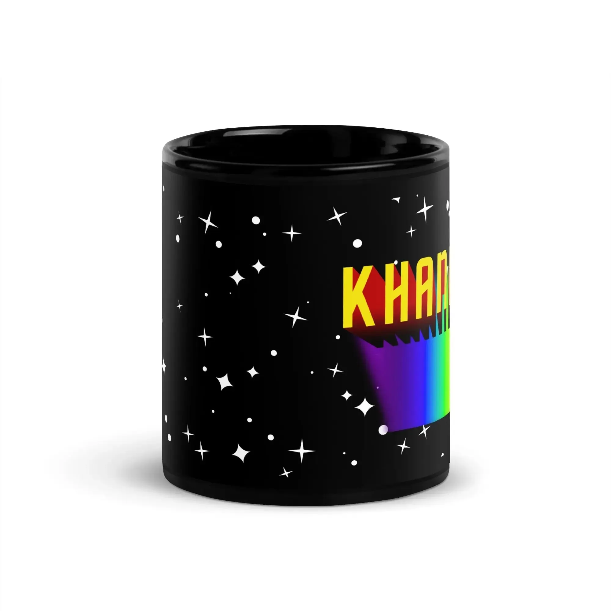 KHANNN!!! Black Glossy Mug