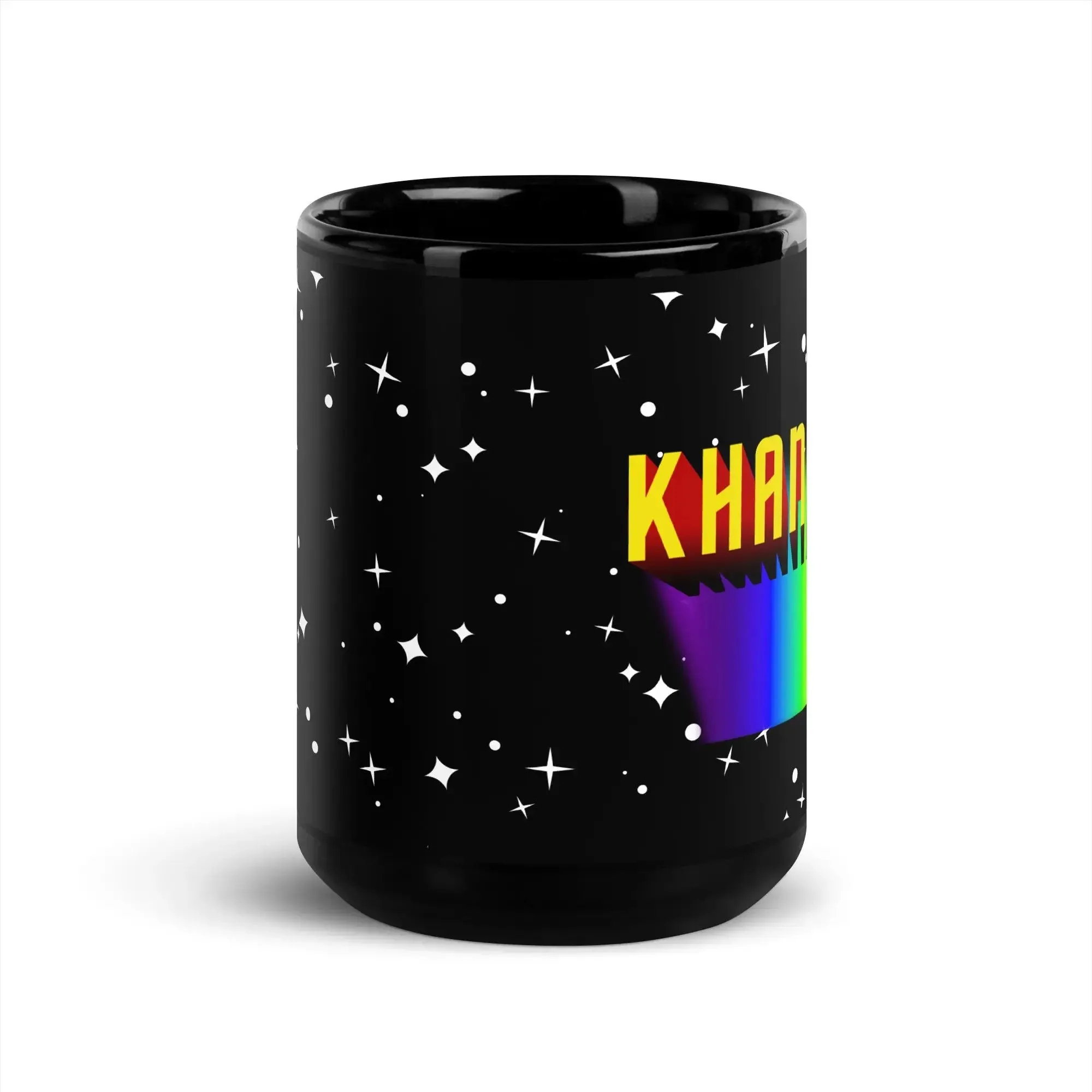 KHANNN!!! Black Glossy Mug