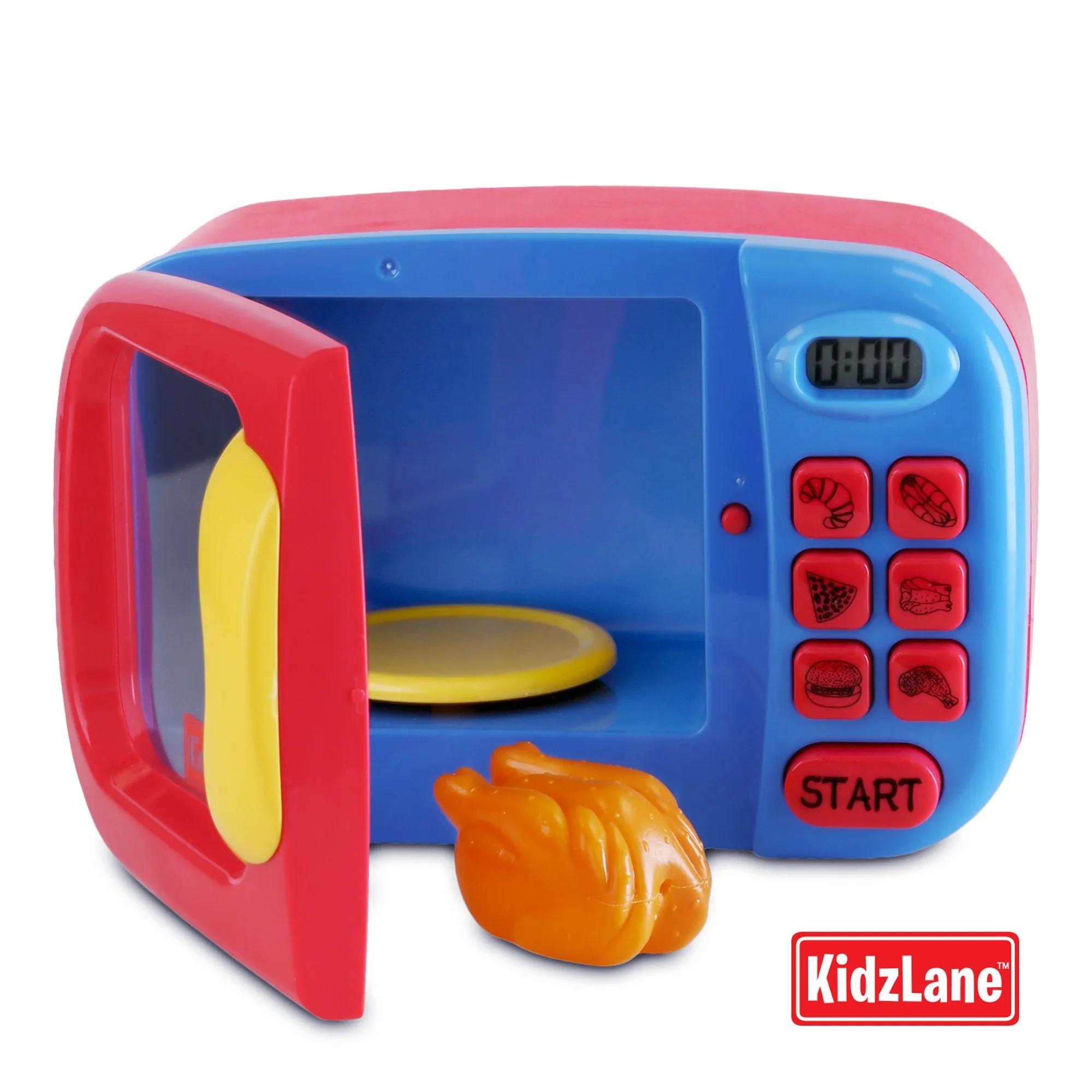 Kidzlane Toy Microwave | Kids Microwave Toy Oven | Play Microwave for Kids and Toddlers