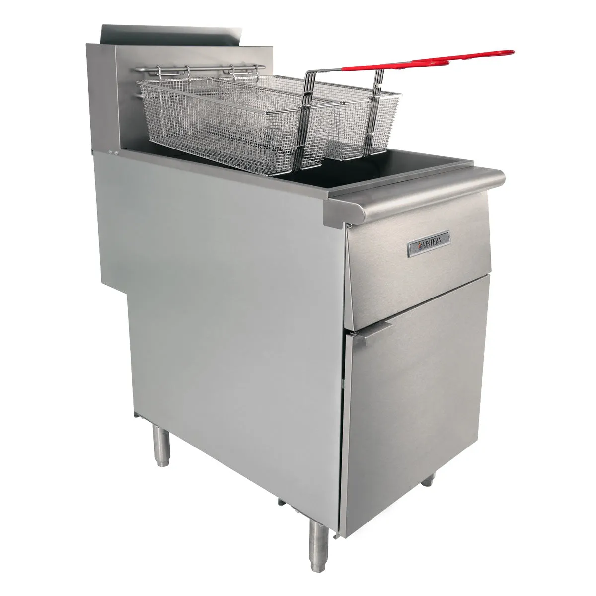 Kintera KF5-N / 919598 5-Tube Floor Fryer, Natural Gas, 70 lb. cap.