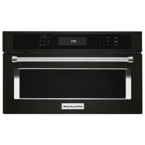 Kitchenaid KMBP100EBS 30" Built In Microwave Oven with Convection Cooking