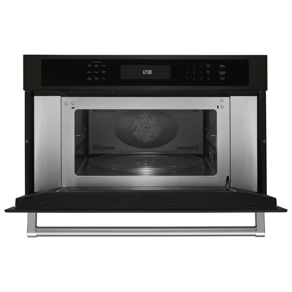 Kitchenaid KMBP100EBS 30" Built In Microwave Oven with Convection Cooking