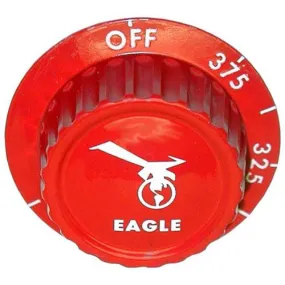 Knob, 2" Diameter, Red With Eagle On Face  NRE # 034223