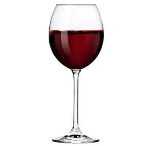 Krosno Non-Lead Crystal-Clear Glass, Venezia Red Wine, 350 ml, Set of 6