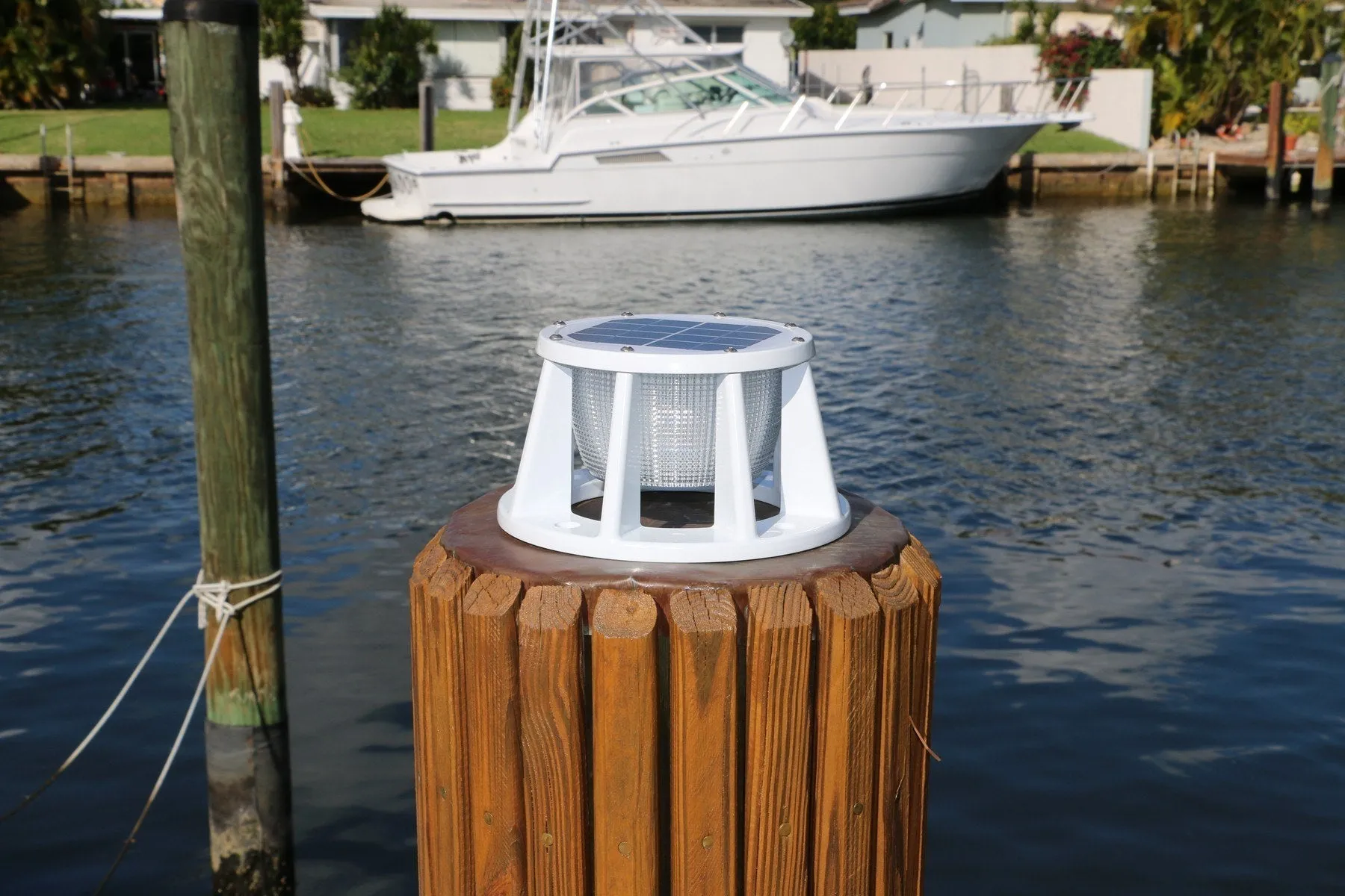 Lake Lite™ 8" Piling Mount - Black or White Housing