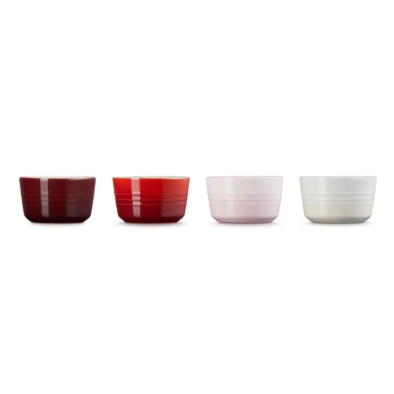 Le Creuset Stoneware La Petits Fours Collection Mini Ramekins (Set of 4)