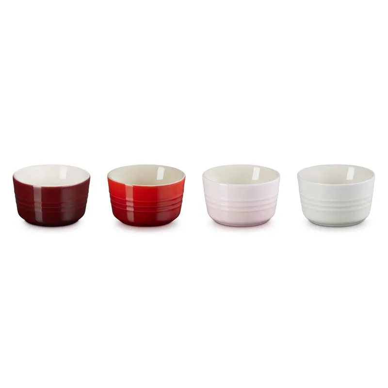 Le Creuset Stoneware La Petits Fours Collection Mini Ramekins (Set of 4)