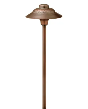 LED Path Light from the Essence Path Collection in Olde Copper Finish by Hinkley