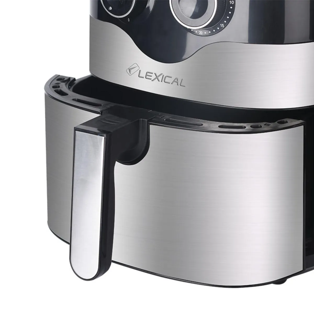 Lexical Air Fryer, 8Lit, 1800Watts, Silver