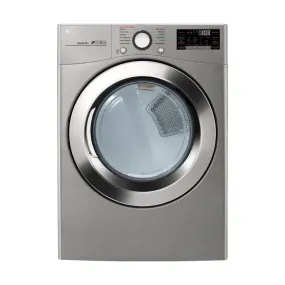 LG - 7.4 Cu. Ft. 12 Cycle Smart Wi-Fi Electric SteamDryer Sensor Dry and TurboSteam - Graphite Steel