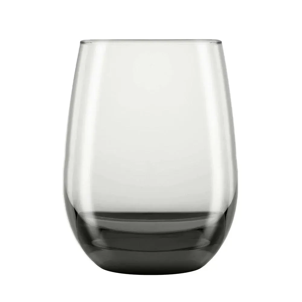 Libbey 231SM 15.25 oz. Moonstone Grey Stemless White Wine Glass - Case of 12 Pcs