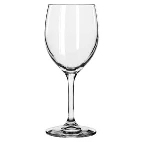 Libbey 8565SR Bristol Valley Series 8.5 oz Customizable Round Chalice Wine Glass with SheerRim Dura-Temp Edge and Stemmed Base, Case of 24 Pcs