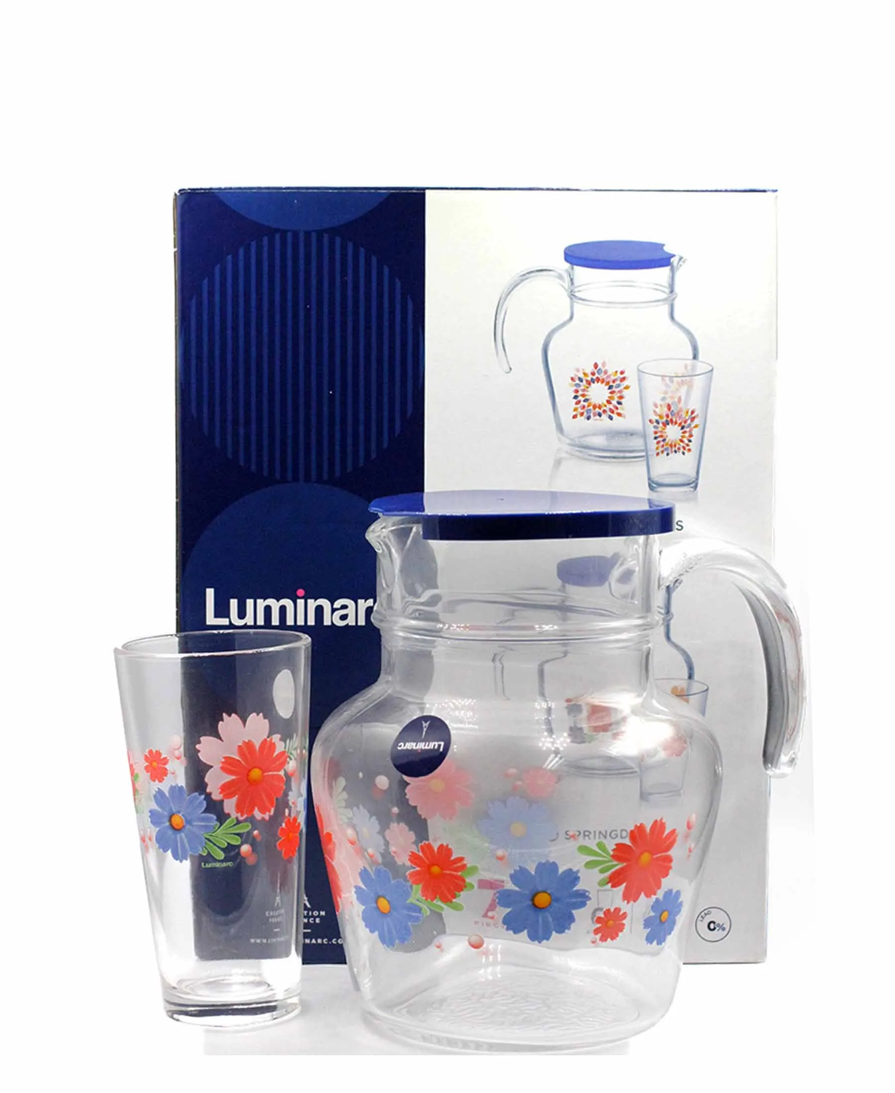 Luminarc Springdale 7 Piece Glassware Set - Clear