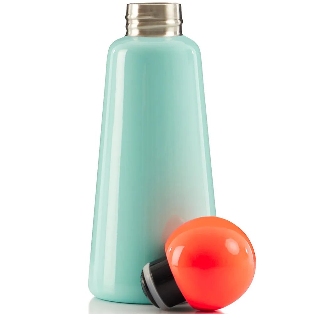 Lund London Skittle Water Bottle 500ml - Mint & Coral