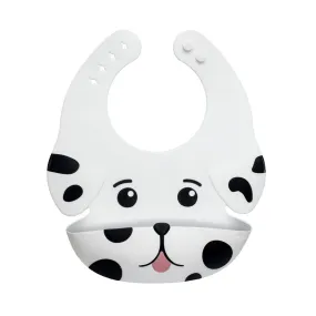 melii Silicone Dog Bib for Mess Free Mealtimes | Waterproof, Adjustable, and BPA-Free | Cute and Playful Design for Toddlers and Kids