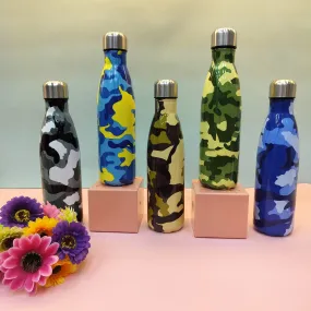 Military print water bottle (500ml)