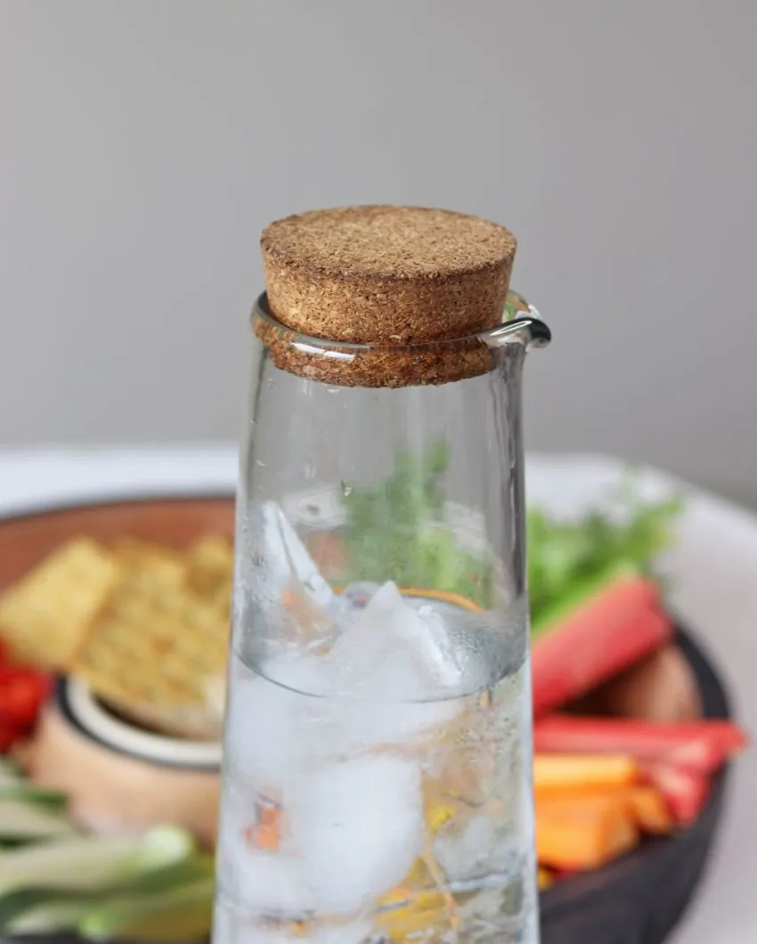 Modern Glass Carafe With Lid