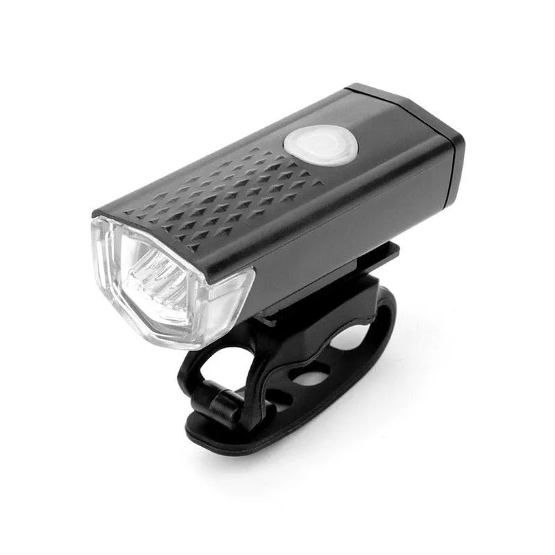 MTB Bike Front Lights USB LED Rechargeable Waterproof Mountain Bike Headlight Bicycle Light Warning Cycling Accessories