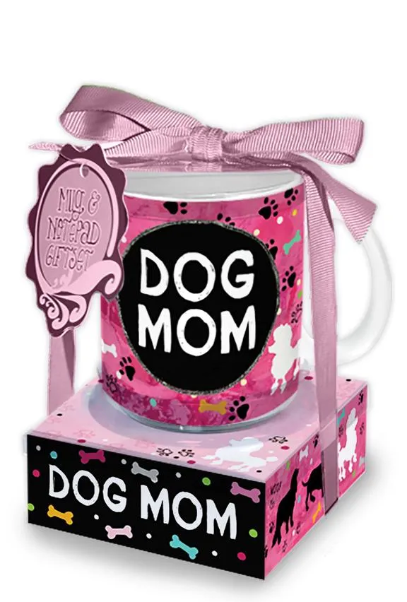 Mug & Note Stack: Dog Mom