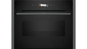 Neff C24MR21G0B N70 Built-In Compact Oven with Microwave Function Graphite