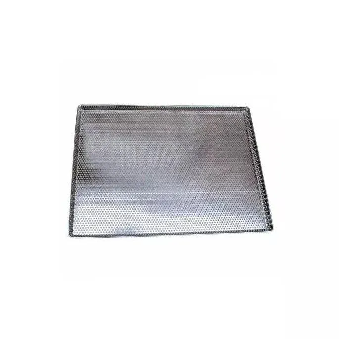 Nella 18" x 26" x 1" Perforated Stainless Steel Cannabis Tray With 0.8 MM Thickness