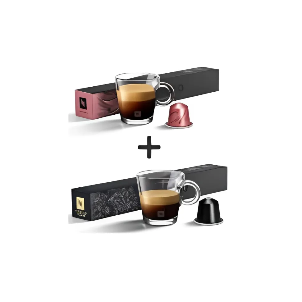 Nespresso Ristretto & Colombia Coffee Pods Combo Pack (20 Pods) – Intense & Gourmet Flavors