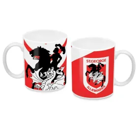 NRL Coffee Mug - St George Illawarra Dragons - Drinking Cup - Gift Box