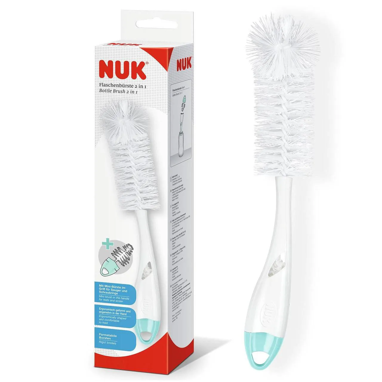 NUK 2-in-1 Bottle & Teat Brush