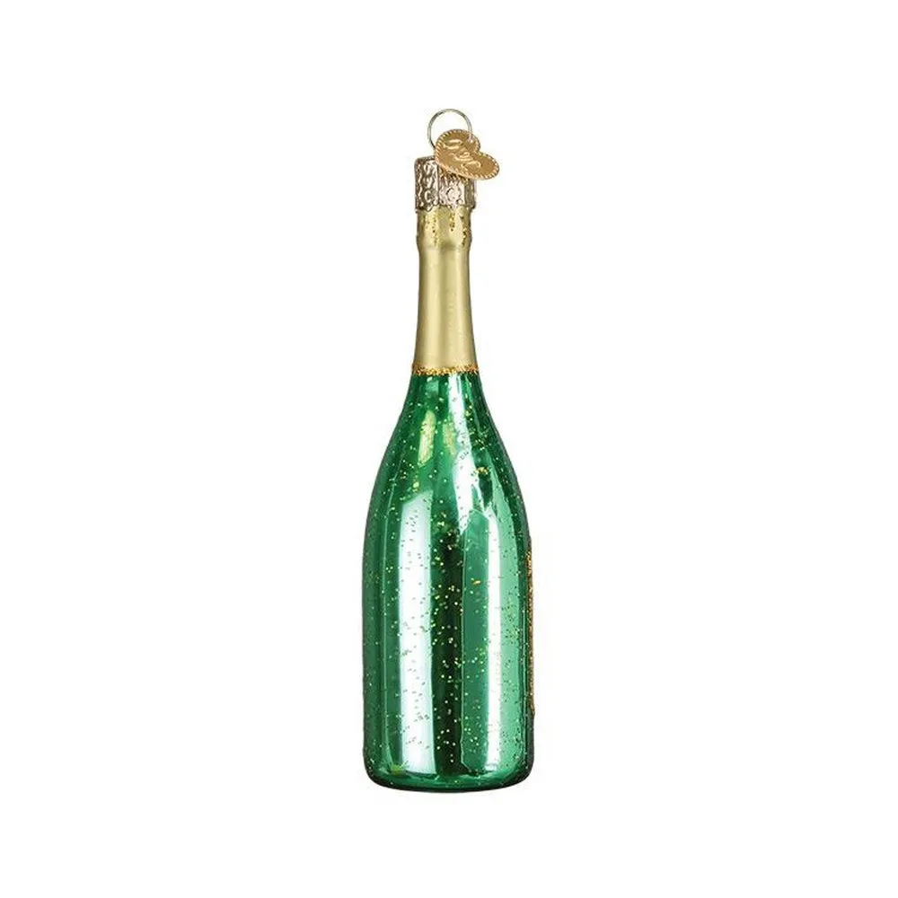 Old World Christmas Champagne Bottle Ornament