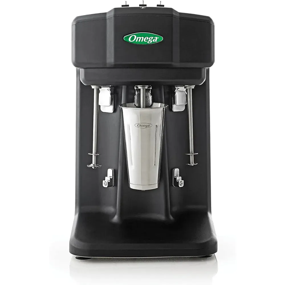 Omega Juicers M3000 Black Triple Spindle Milkshake Mixer - 120 V