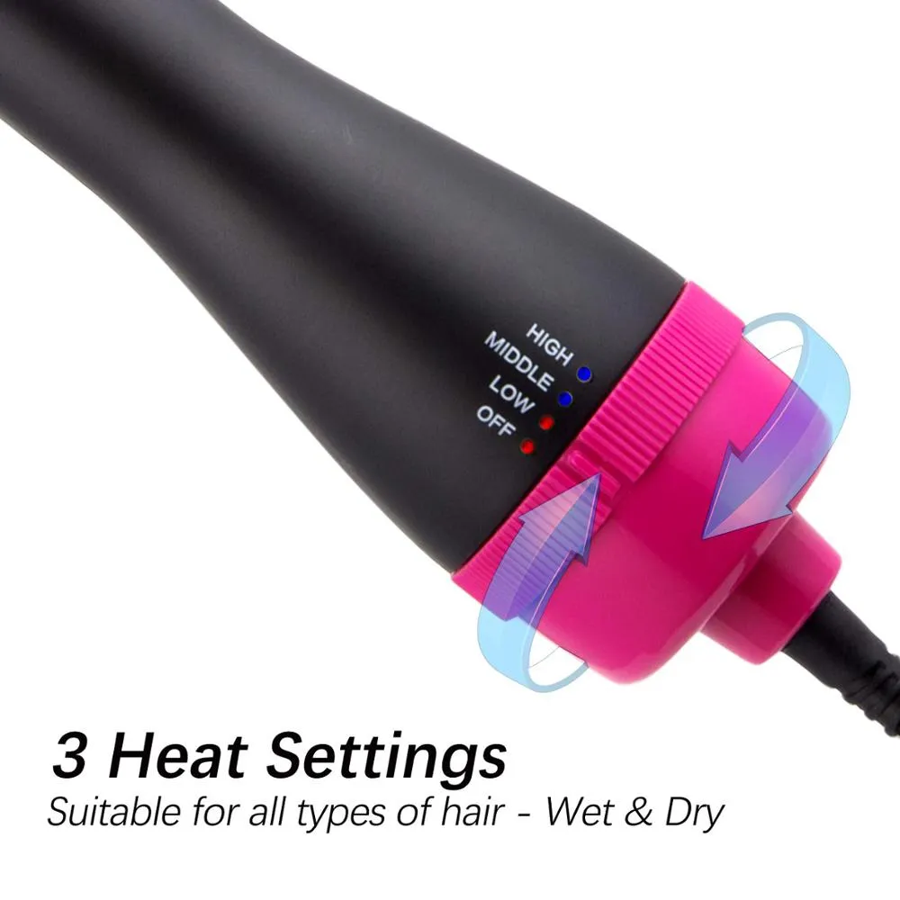 One Step Hair Dryers And Volumizer Blower Professional 2-in-1 Hair Dryers Hot Brush Blow Drier Hairbrush Styling Tools Styler