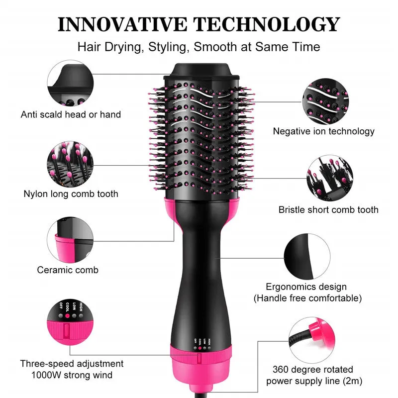 One Step Hair Dryers And Volumizer Blower Professional 2-in-1 Hair Dryers Hot Brush Blow Drier Hairbrush Styling Tools Styler