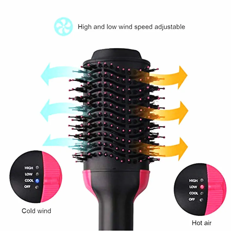 One Step Hair Dryers And Volumizer Blower Professional 2-in-1 Hair Dryers Hot Brush Blow Drier Hairbrush Styling Tools Styler