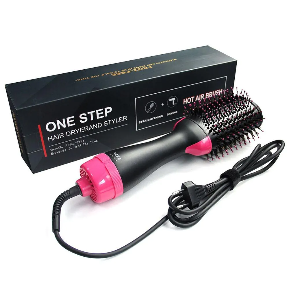 One Step Hair Dryers And Volumizer Blower Professional 2-in-1 Hair Dryers Hot Brush Blow Drier Hairbrush Styling Tools Styler