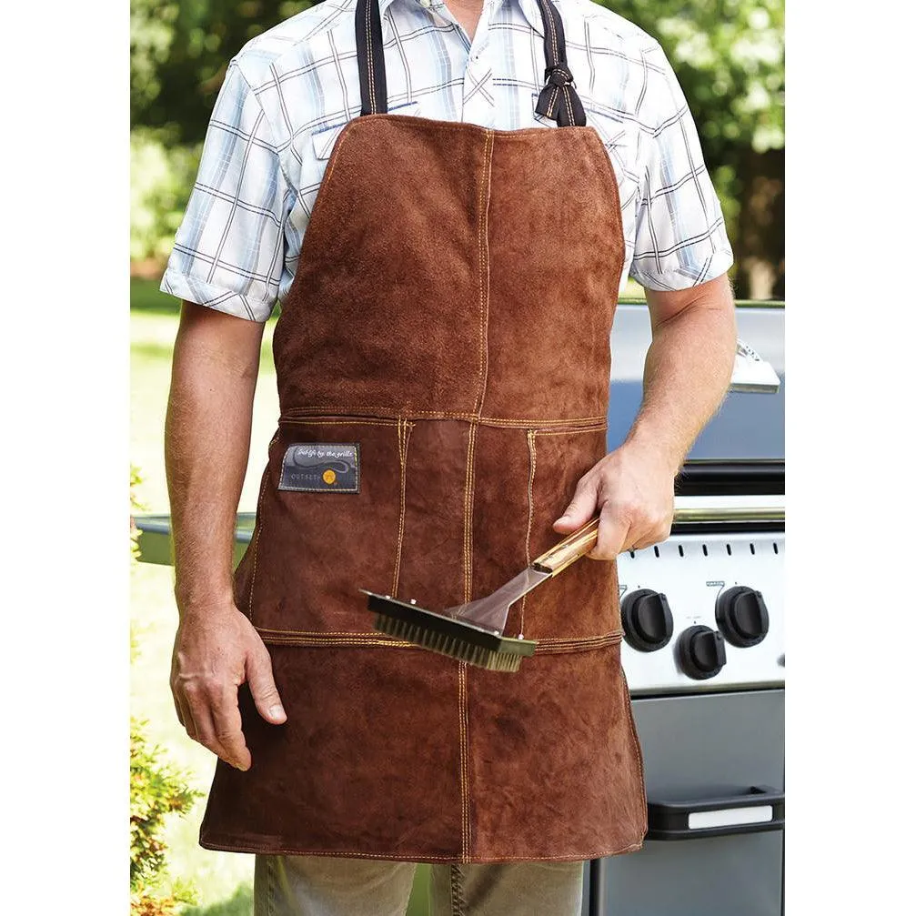 Outset Leather Grill Apron