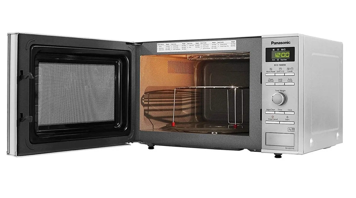 Panasonic NNGD37HSBPQ 23 Litre Microwave Oven with Grill - Stainless Steel