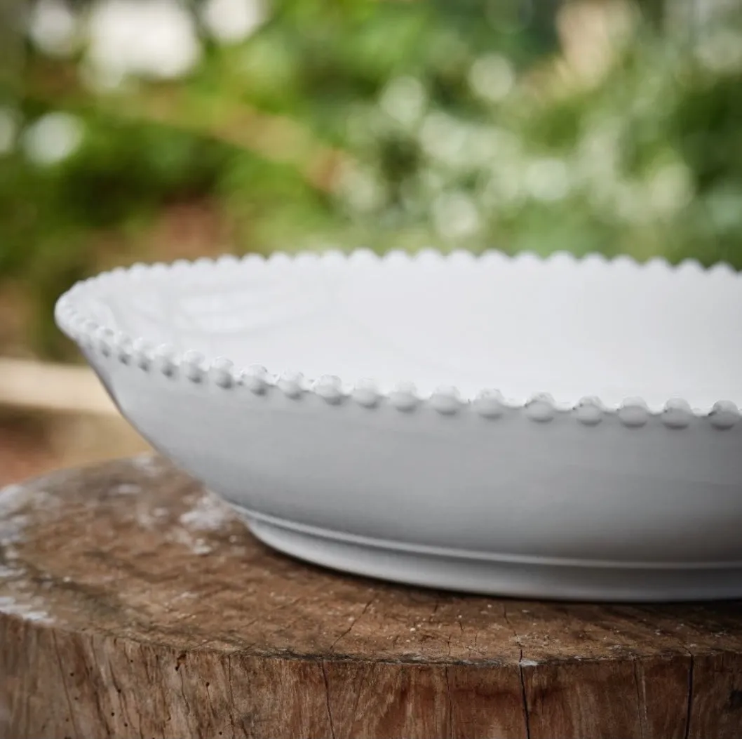 PEARL White Pasta Serving Bowl