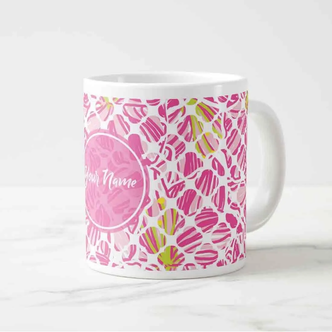 Photo Mug Printing Near Me - Pink Checks